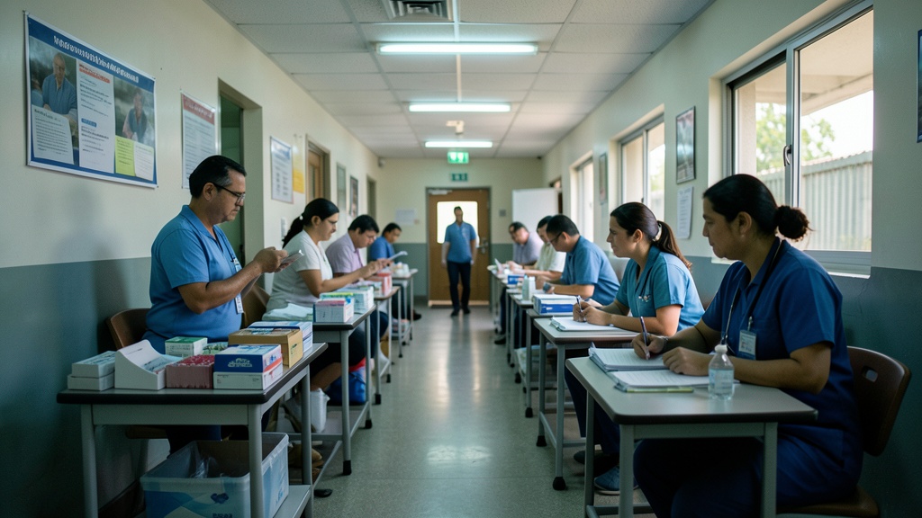Ministra Maritza Canales coordina con Óscar Reto lucha contra anemia infantil