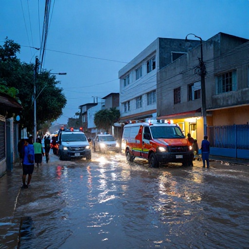Lluvias en Villa El Salvador: bloquean acceso al Hospital de Emergencias y movilizan a la municipalidad