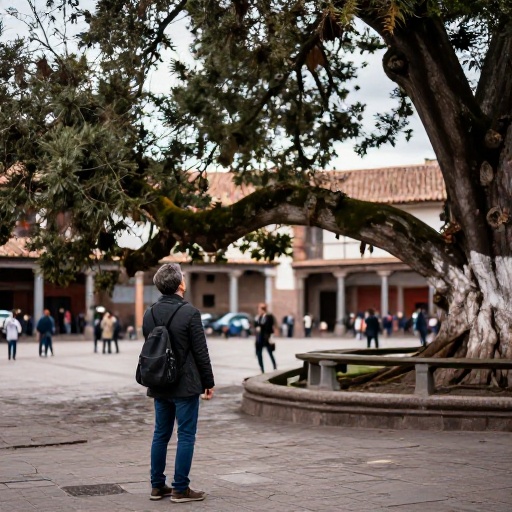 Árbol le cae rama a turista nacional en Centro Histórico de Cusco