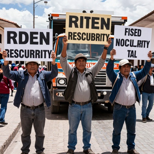 Transportistas del Cusco evalúan paro contra Keiko Fujimori por crisis de inseguridad