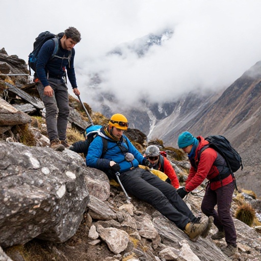 Turista alemana evacuada tras caída en ruta Salkantay, Santa Teresa