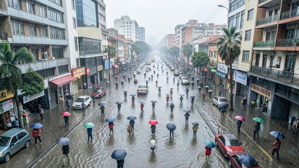 Santiago levanta alerta roja por lluvias; persiste riesgo alto