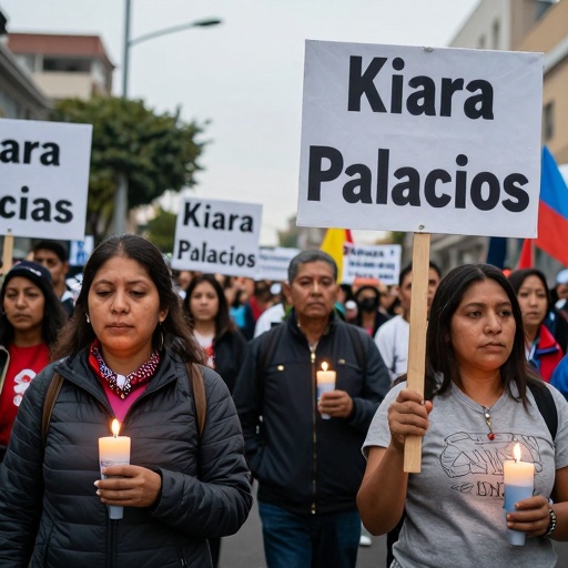 Pisco: Luto y protesta por asesinato de Kiara Palacios, madre de dos hijos