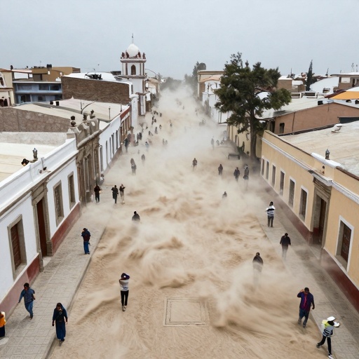 Tacna activa alerta por vientos fuertes que alcanzan 30 km/h