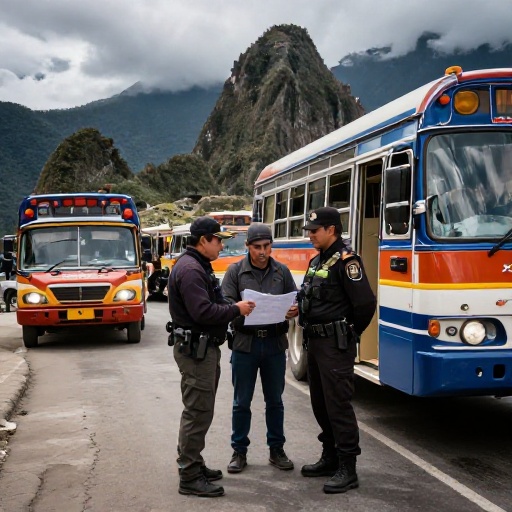 Operativo fiscaliza guía extranjera y bus informal en ruta a Machu Picchu
