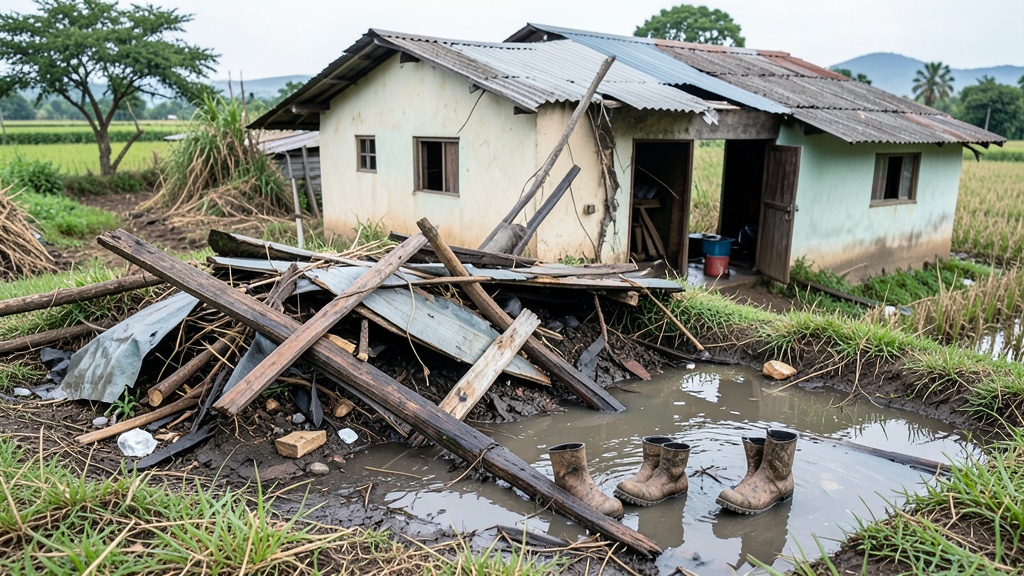 Lluvias en Kimbiri: más de 200 pobladores pierden todo y piden apoyo al Gobierno