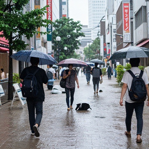 Japón: intensas lluvias dejan 8 muertos y afectan a Tokio