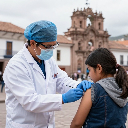 Cusco refuerza vacunación contra sarampión ante aumento de casos