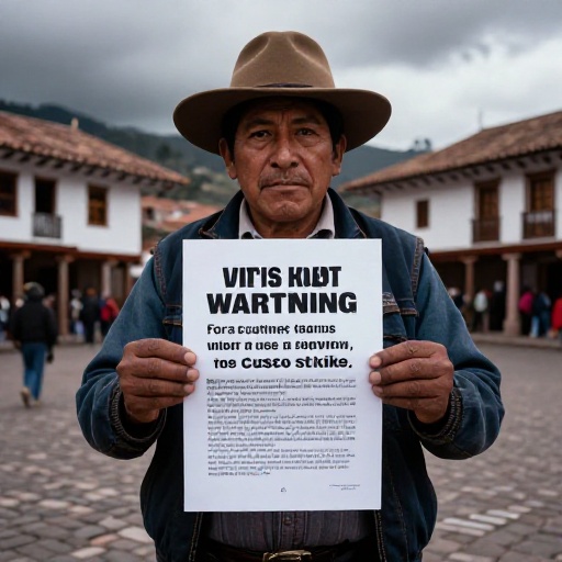 Cámara de Comercio de Ollantaytambo advierte: el paro en Cusco no cuenta con apoyo unánime