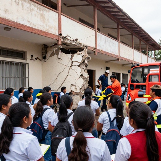 Colegio Humberto Luna exige intervención urgente ante riesgo de colapso