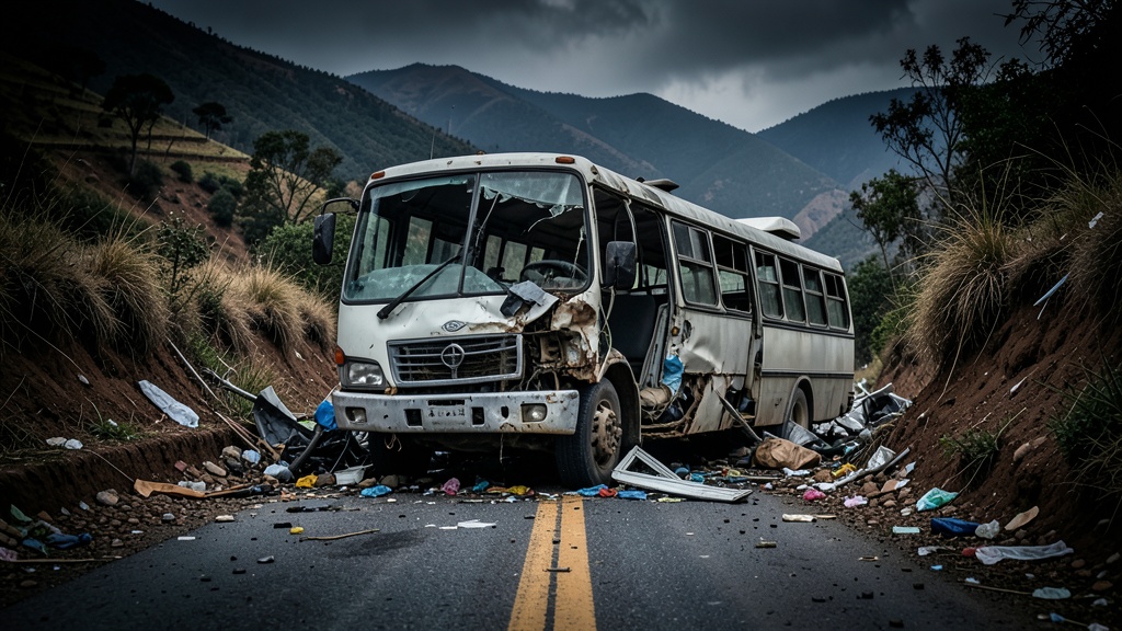 Junín: Combis cae al abismo en carretera Yauyos-Chupaca y deja tres muertos
