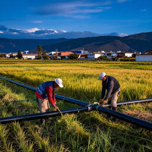 Paccaritambo: Inauguran sistema de riego para beneficiar a 284 hectáreas agrícolas