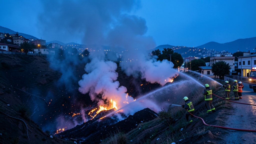 Bomberos de Urubamba logran extinguir incendio forestal en Maras