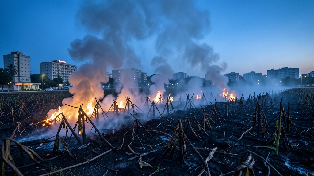 Incendio forestal en Carapo destruye cultivos y flora en Ayacucho