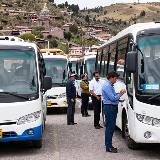Fiscalizan transporte hacia el Santuario del Señor de Huanca en Cusco