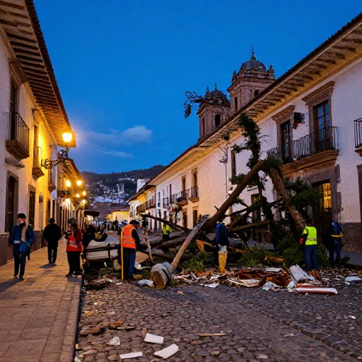 Cusco: Evalúan árboles del Centro Histórico tras caída en Plaza Regocijo